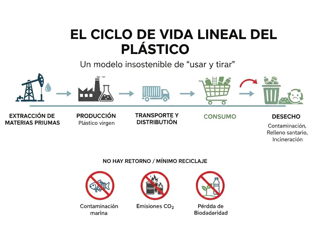 Ciclo de vida del plástico
