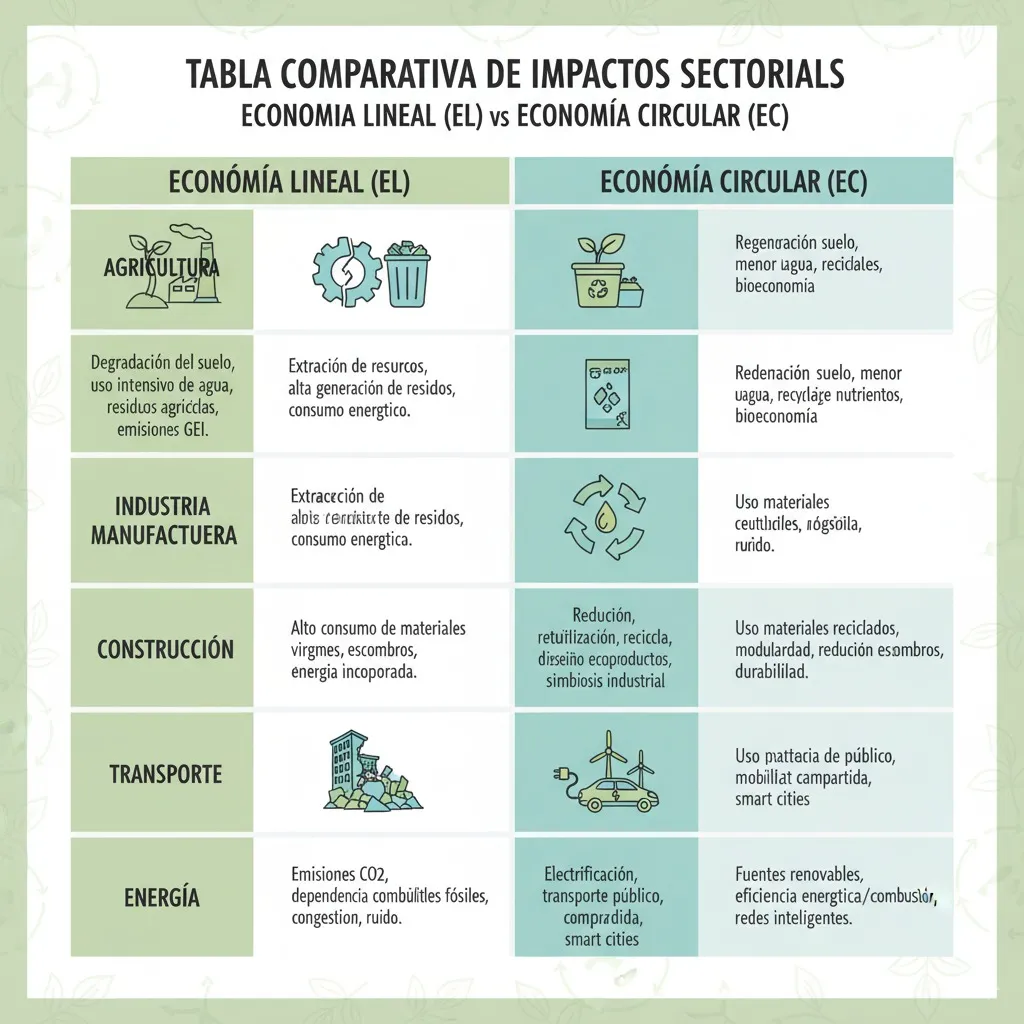 Comparativa de sectores