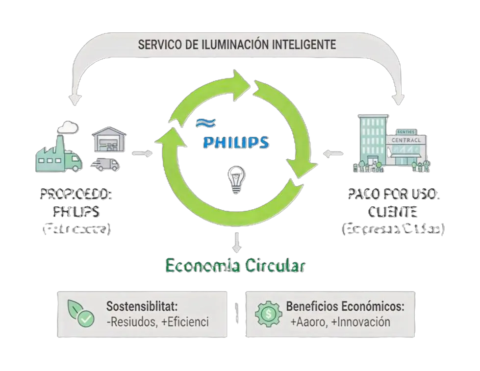 Esquema de modelo de negocio basado en funcionalidad (Philips)